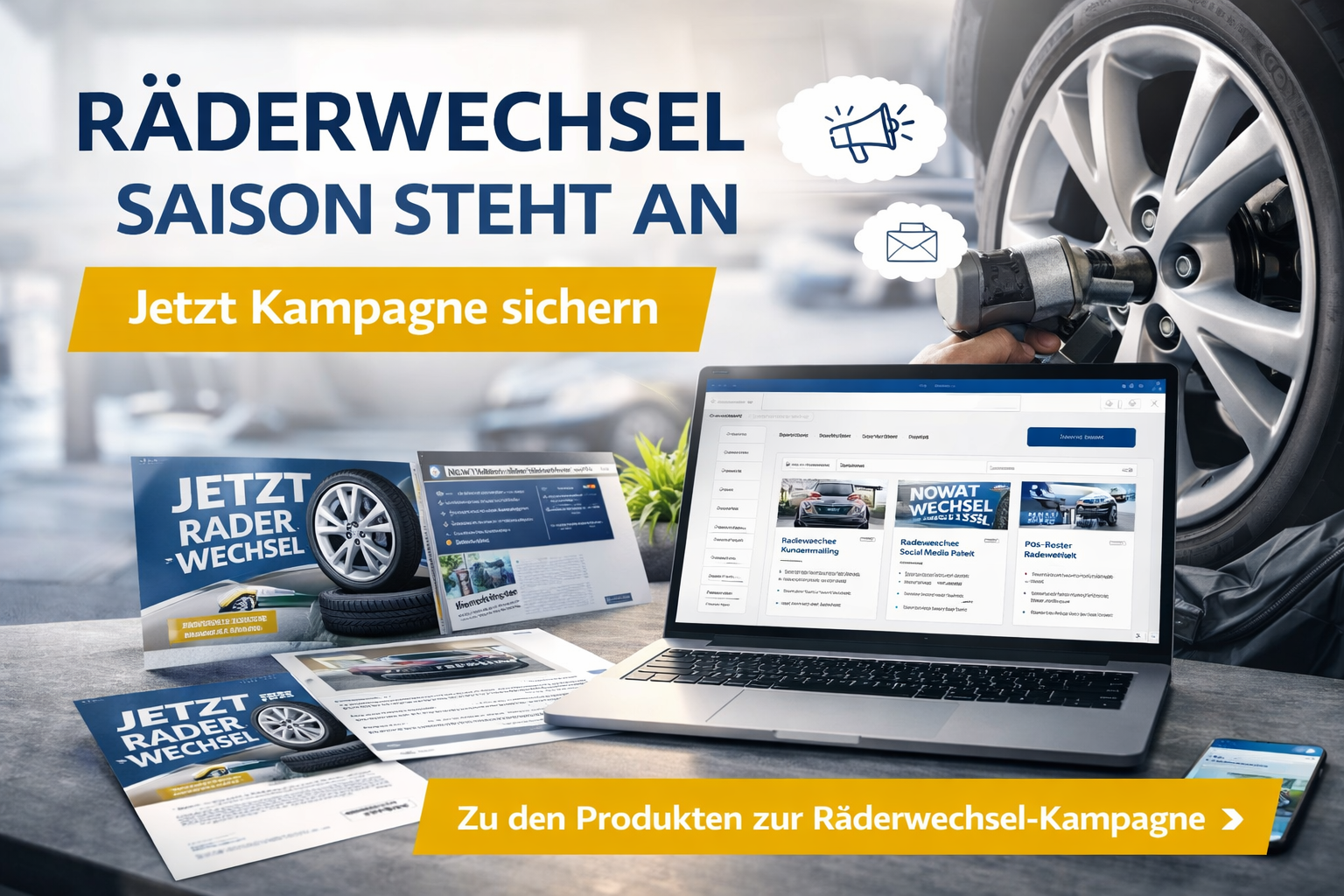 Räderwechsel Saison steht an – jetzt Kampagne sichern